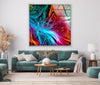 Abstract Colorful Glass Wall Art, large glass photo prints, glass wall photos