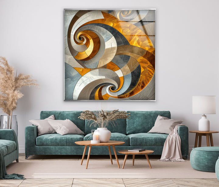 Stained Fractal Design Glass Wall Art stained glass wall art, stained glass wall decor