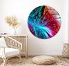 Abstract Colorful Glass Wall Art, custom glass photo prints, large glass prints