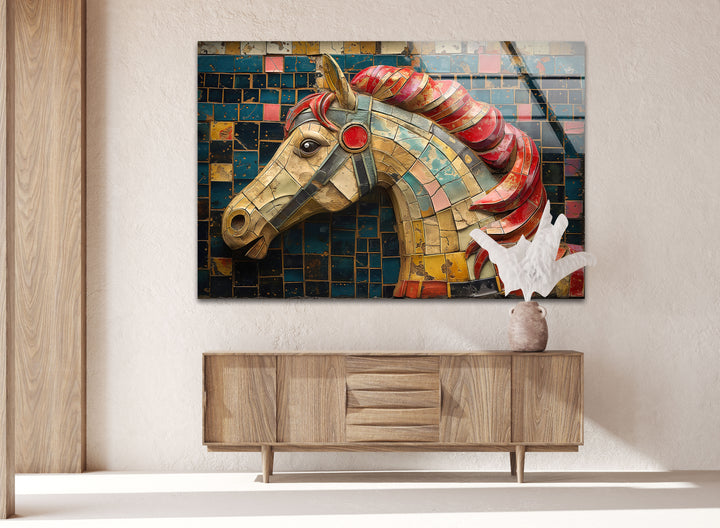 Horse Tempered Glass Wall Art - MyPhotoStation