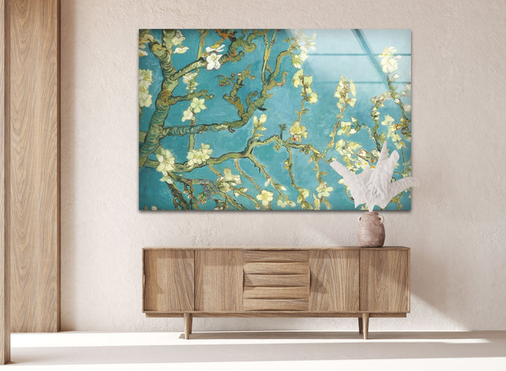 Van Gogh - Almond Blossom Glass Wall Art, glass image printing, glass prints from photos