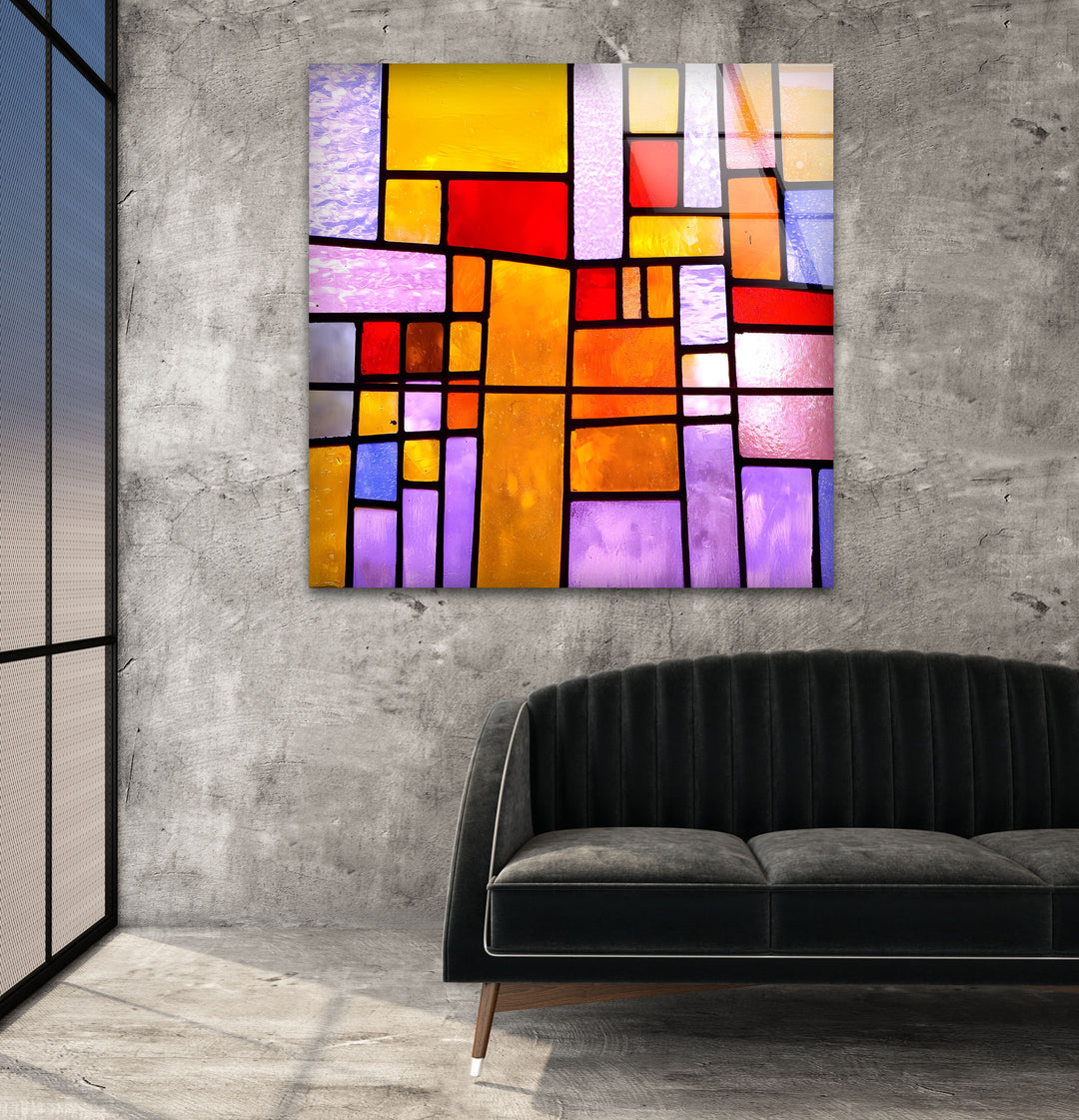 Pablo Picasso Stained Painting Glass Wall Art