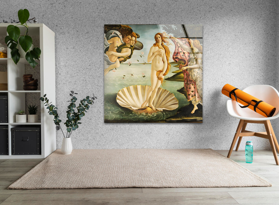 Birth of Venus Sandro Botticelli Glass Wall Art large glass photo prints, glass wall photos
