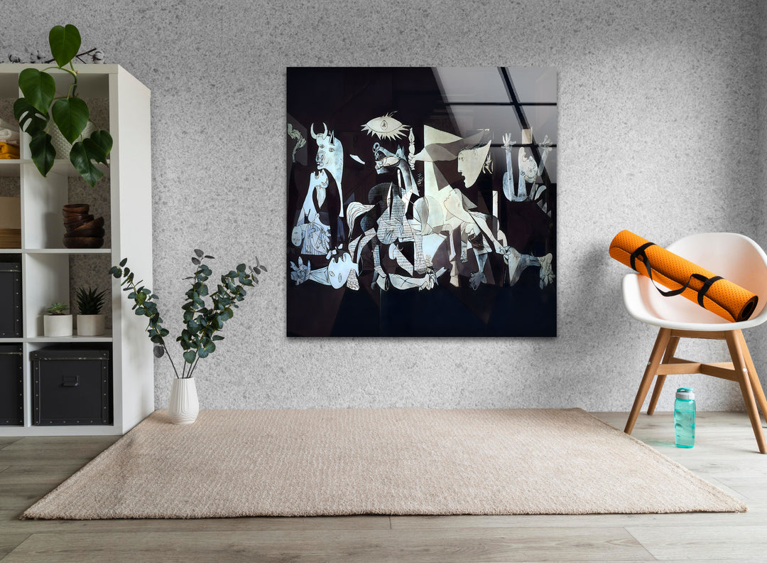 Guernica by Pablo Picasso Glass Wall Art