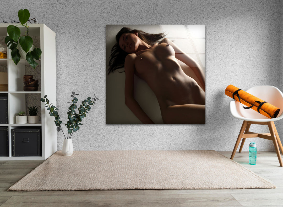 Erotic drawings combined with sexy artwork for refined interiors
