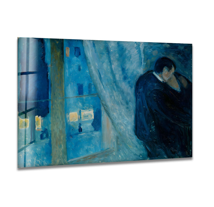 The Kiss Edvard Munch Glass Wall Art