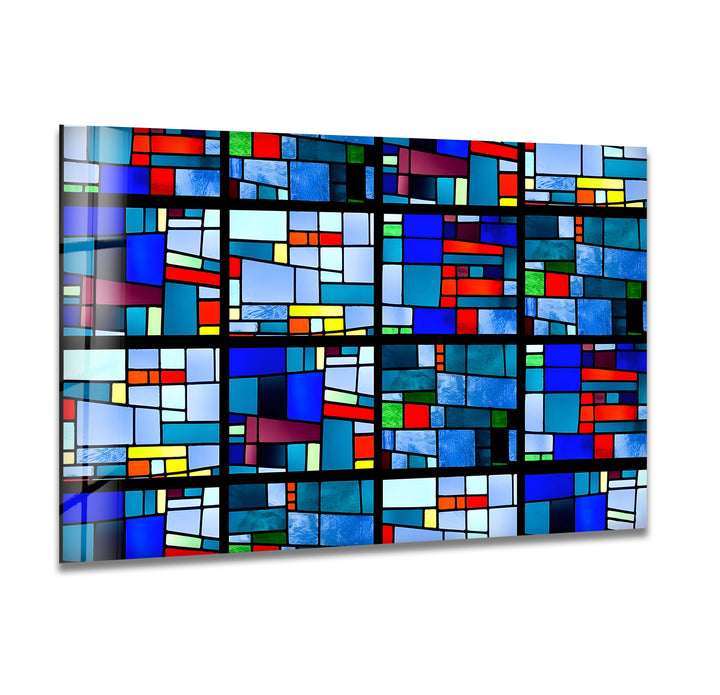 Stained Art of Pablo Picasso Glass Wall Art