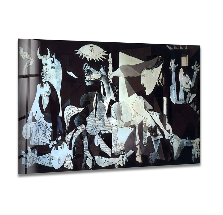 Guernica by Pablo Picasso Glass Wall Art