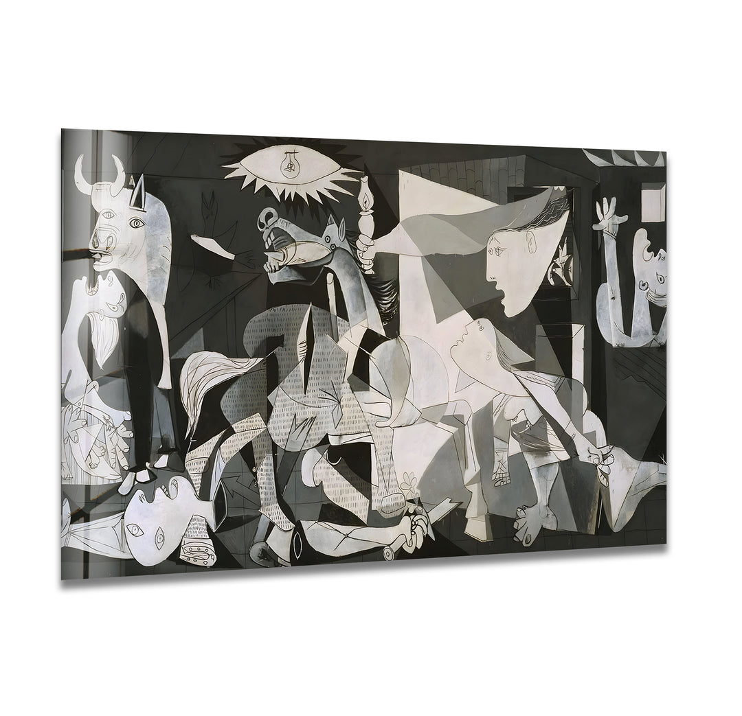 Guernica Pablo Picasso Glass Wall Art Glass Printing Wall Art, Print photos on glass
