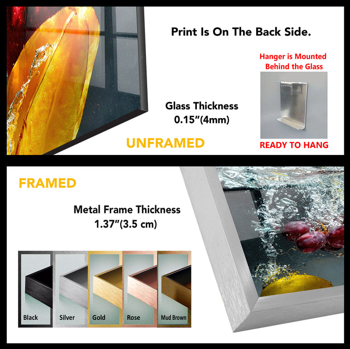 Fruits Tempered Glass Wall Art - MyPhotoStation