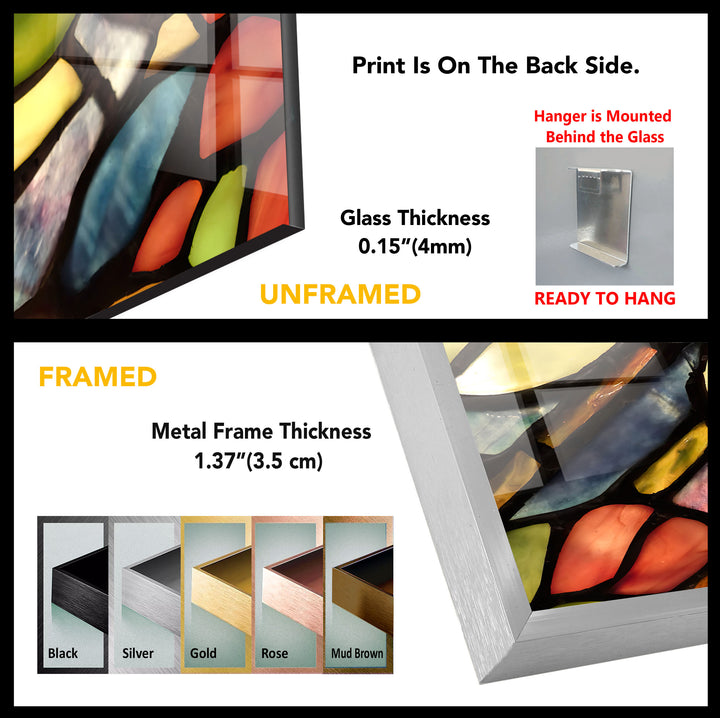 Stained Tempered Glass Wall Art - MyPhotoStation