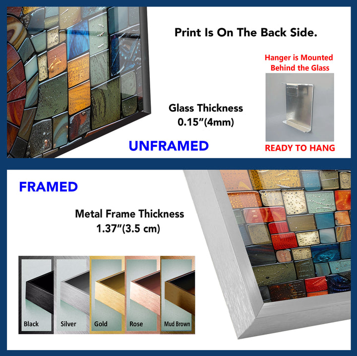 Stained Tempered Glass Wall Art - MyPhotoStation