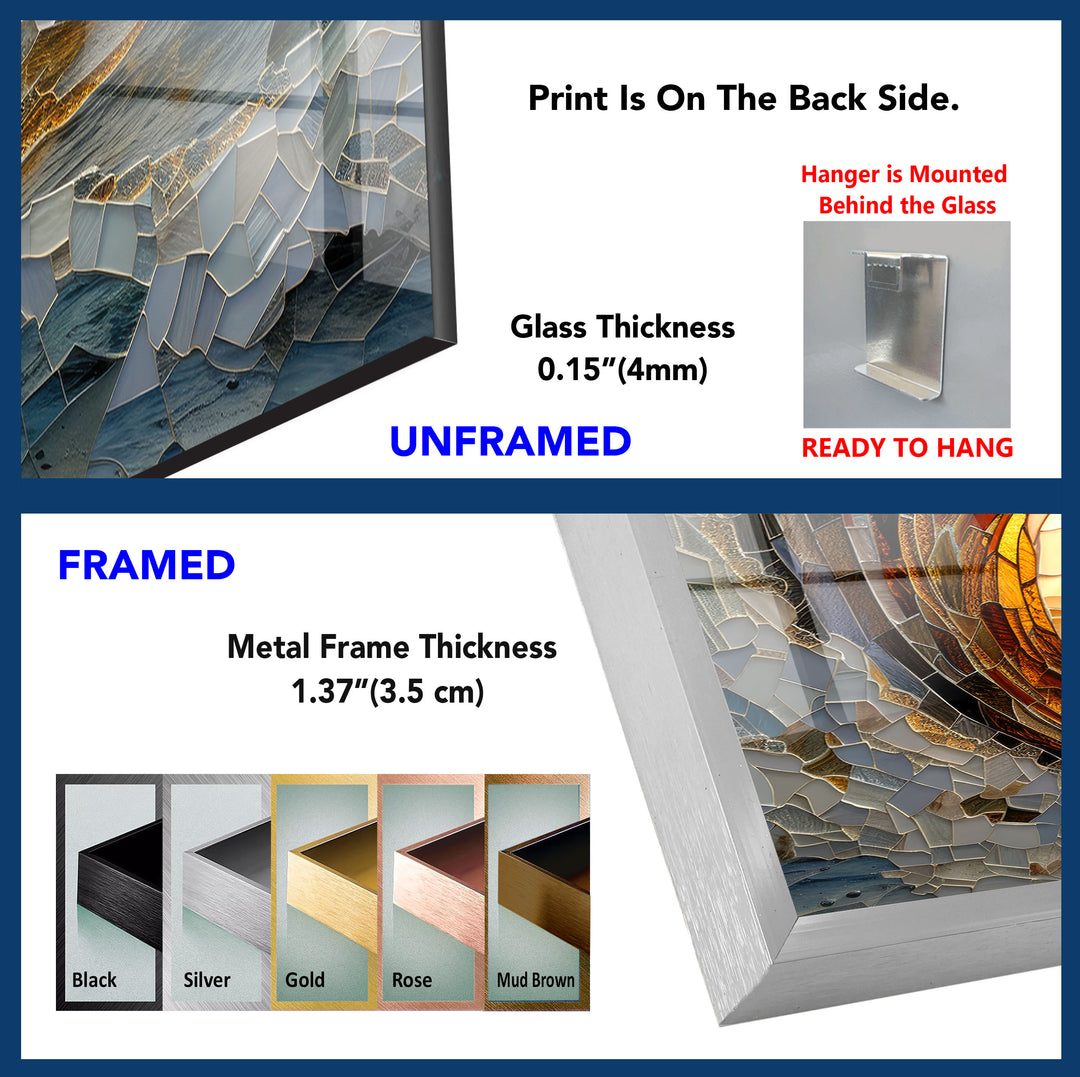 Stained Tempered Glass Wall Art - MyPhotoStation