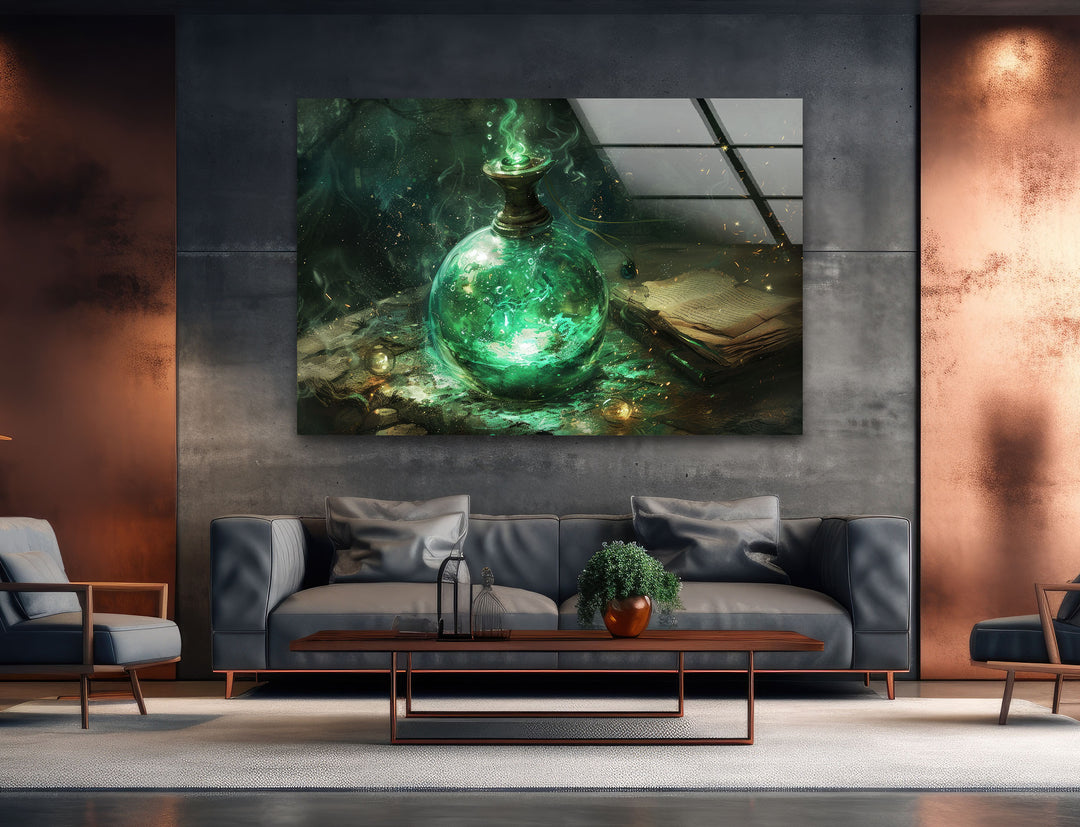 Elixir Glass Wall Art print on glass, glass printed photos
