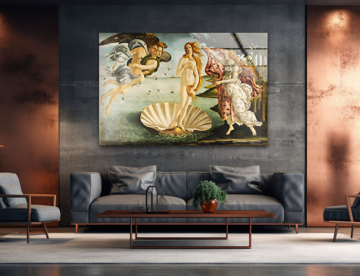 Birth of Venus Sandro Botticelli Glass Wall Art print on glass, glass printed photos
