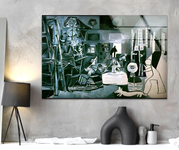 Las Meninas by Pablo Picasso Glass Wall Art