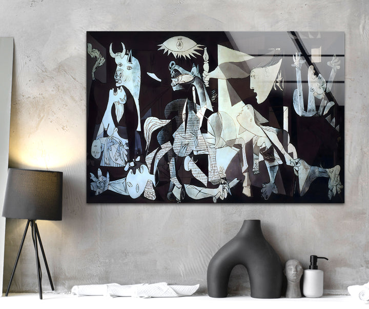 Guernica by Pablo Picasso Glass Wall Art