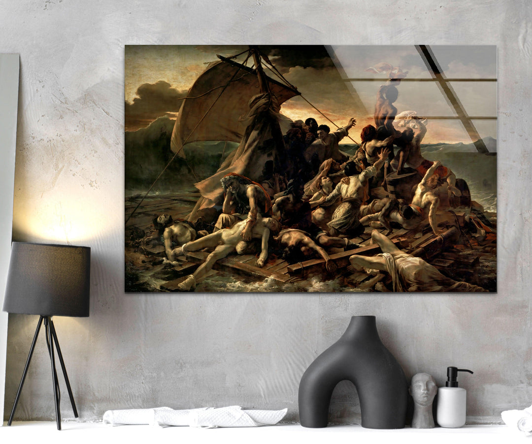 The Raft of the Medusa Théodore Géricault large glass photo prints, glass wall photos
