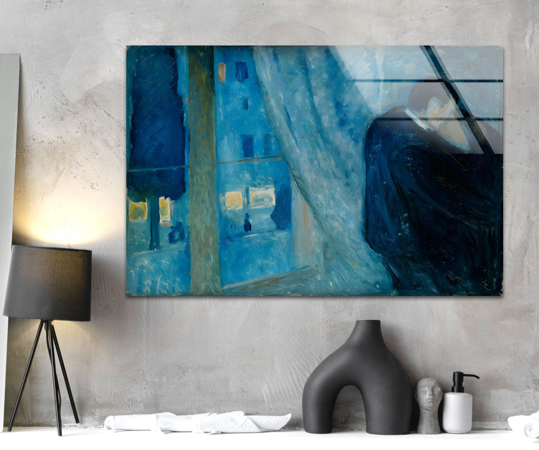 The Kiss Edvard Munch Glass Wall Art