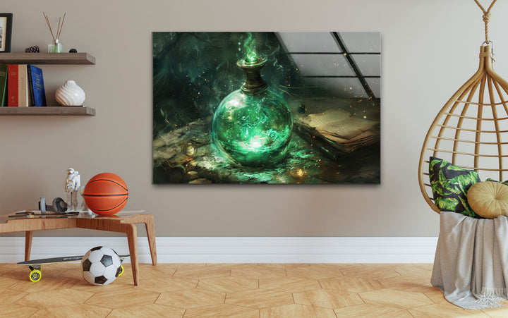 Elixir Glass Wall Art print picture on glass, Tempered Glass Wall Art
