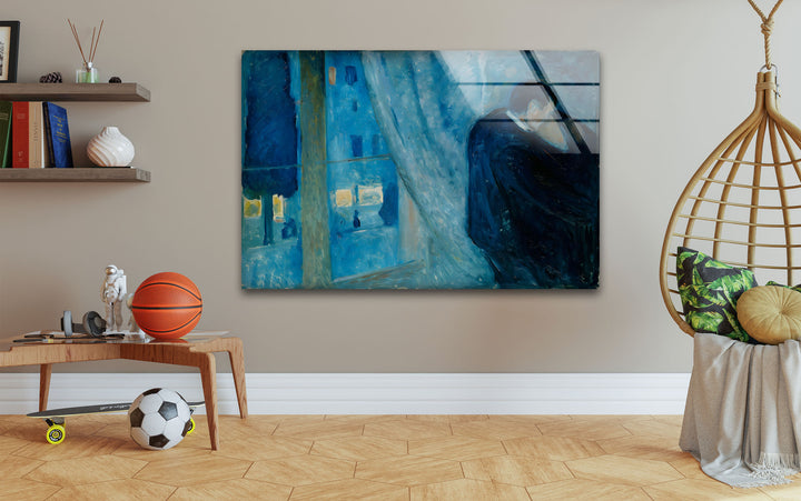 The Kiss Edvard Munch Glass Wall Art