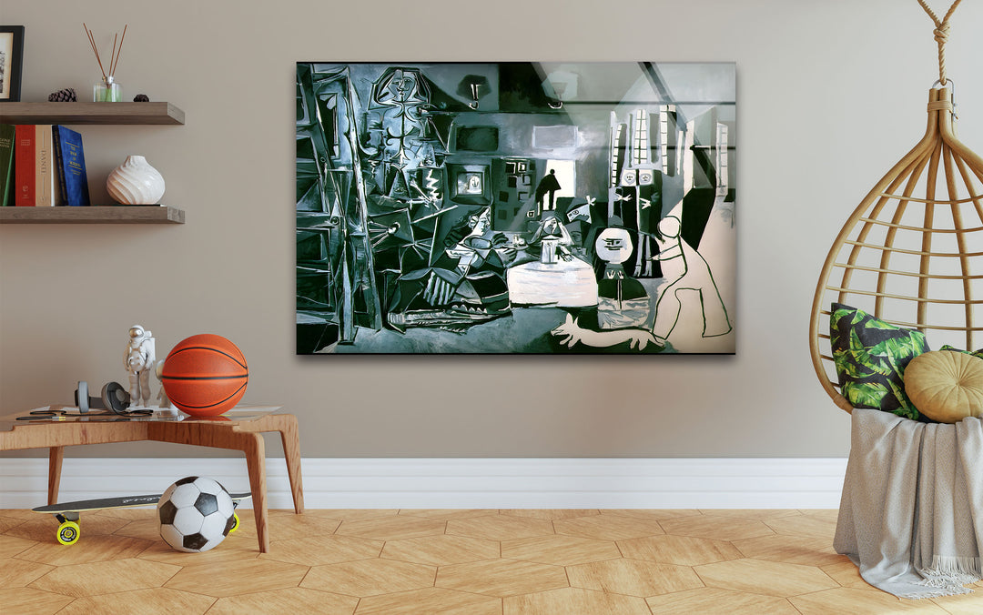 Las Meninas by Pablo Picasso Glass Wall Art