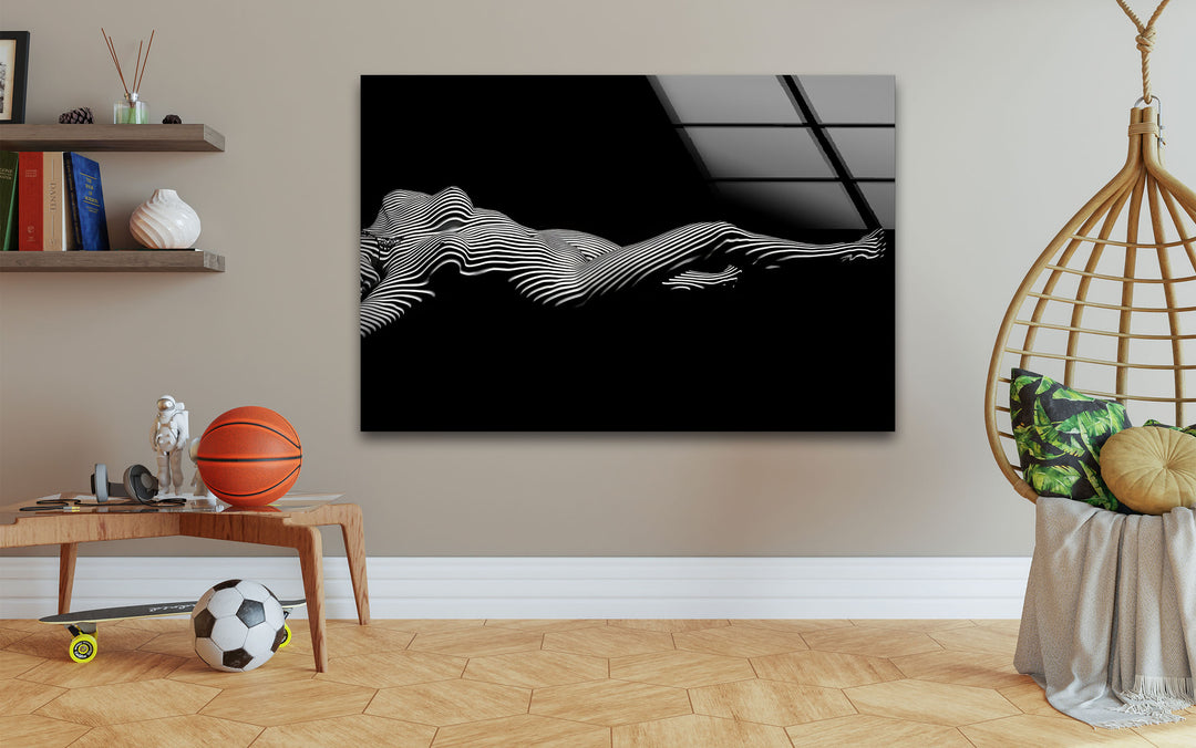 Erotic artwork combining nude art and sexual drawings for bold decor
