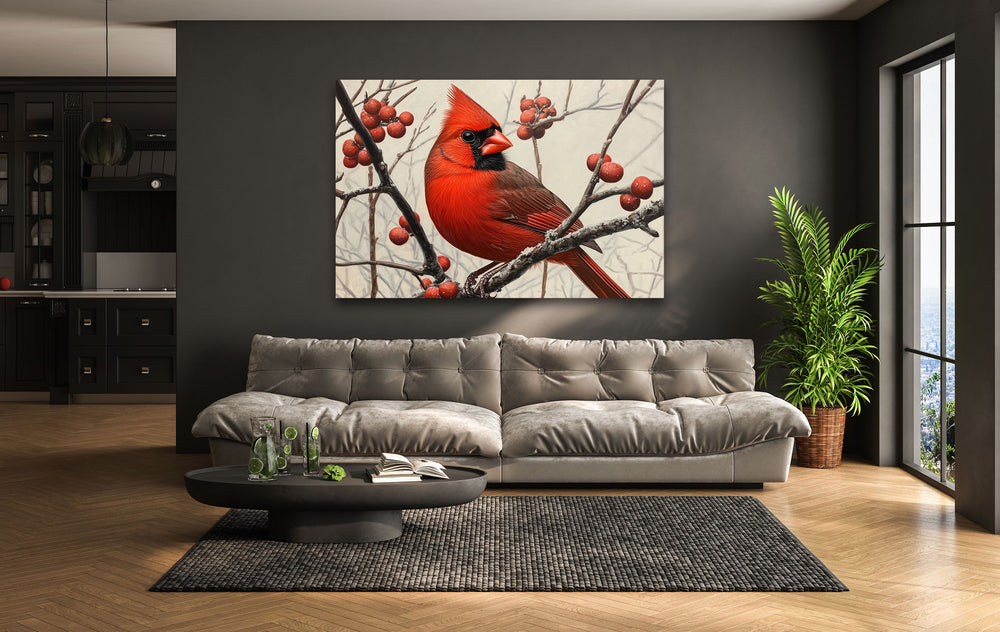 Goldfinch Glass Wall Art glass art painting, glass art for the Wall
