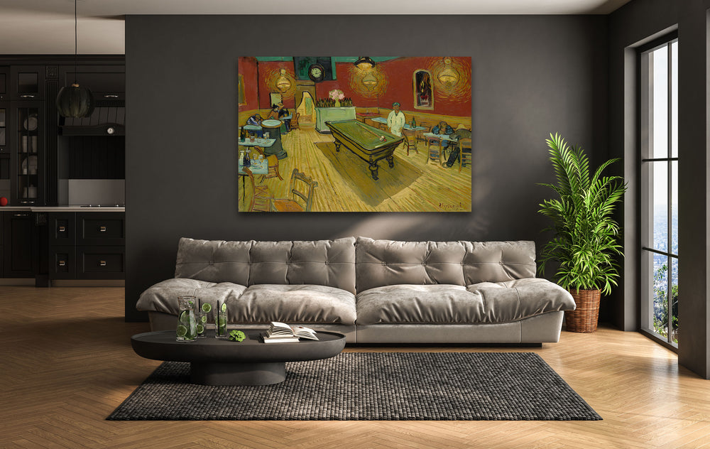 The Night Café Vincent van Gogh Glass Wall Art large glass photo prints, glass wall photos
