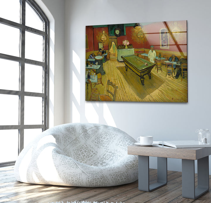 The Night Café Vincent van Gogh Glass Wall Art glass wall decor, glass wall art decor
