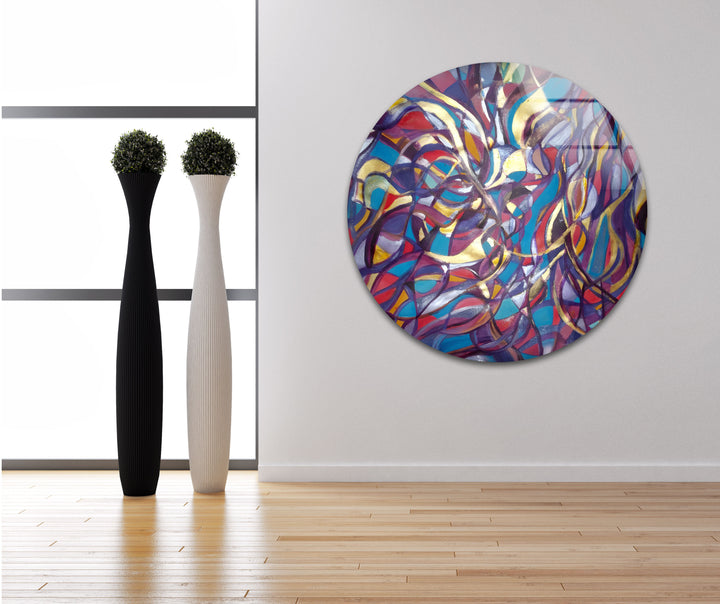 Picasso's Mumma Butterfly Glass Wall Art