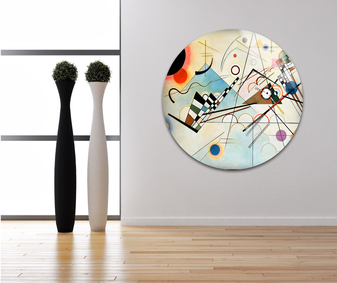 Composition VIII Wassily Kandinsky Glass Wall Art stained glass wall art, stained glass wall decor
