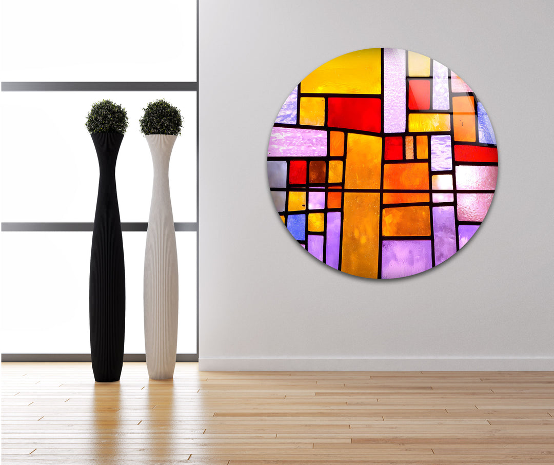 Pablo Picasso Stained Painting Glass Wall Art