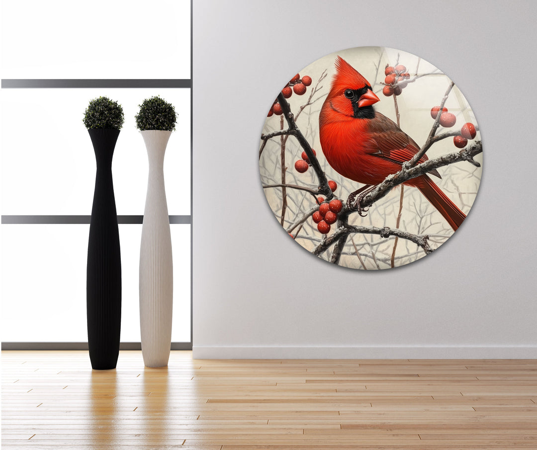 Goldfinch Glass Wall Art custom glass photo prints, large glass prints
