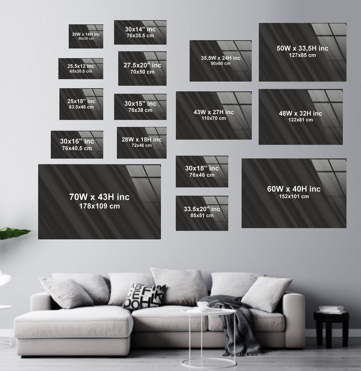 Modern Art Tempered Glass Wall Art - MyPhotoStation