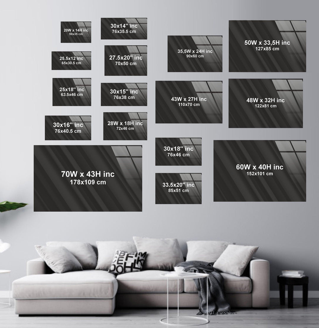 White Chess Glass Wall Art