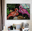 Flamingo Tempered Glass Wall Art - MyPhotoStation