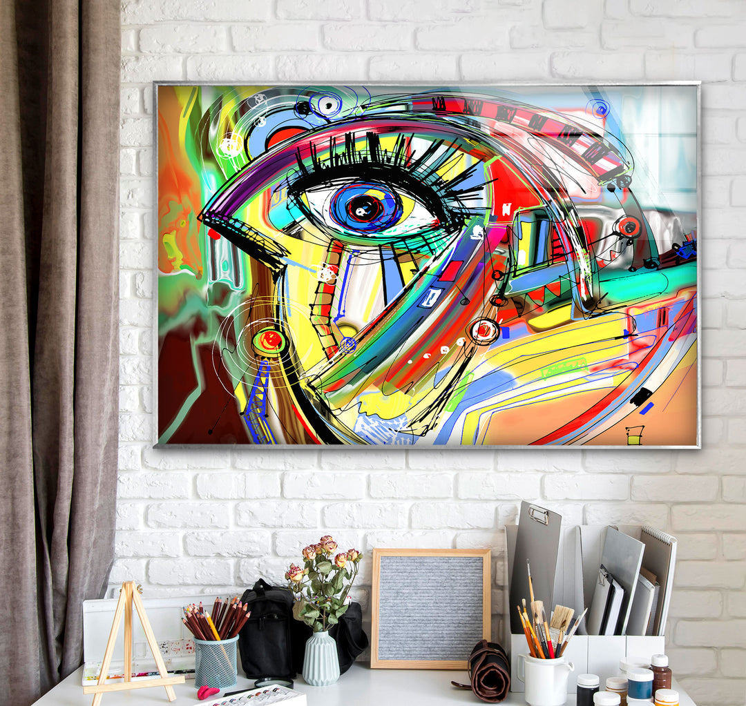 Pablo Picasso Glass Wall Art Decor | Glass Art Prints