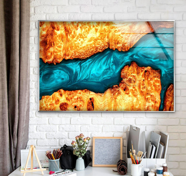 Epoxy Wall Decor Abstract Glass Wall Art glass wall decor, glass wall art decor
