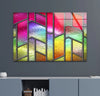 Colorful Stained Tempered Glass Wall Art