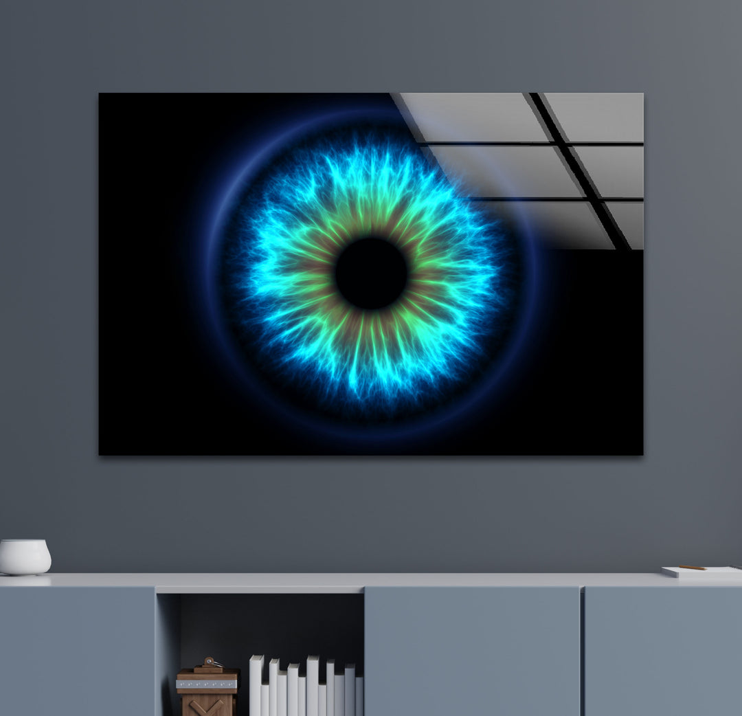 Blue Eye Glass Wall Art