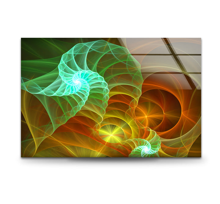 Decorative Colorful Abstract Glass Wall Art custom glass photo prints, large glass prints
