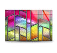 Colorful Stained Tempered Glass Wall Art