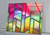 Colorful Stained Tempered Glass Wall Art