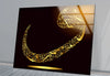 Islamic Sacred Text Glass Wall Art Decor 