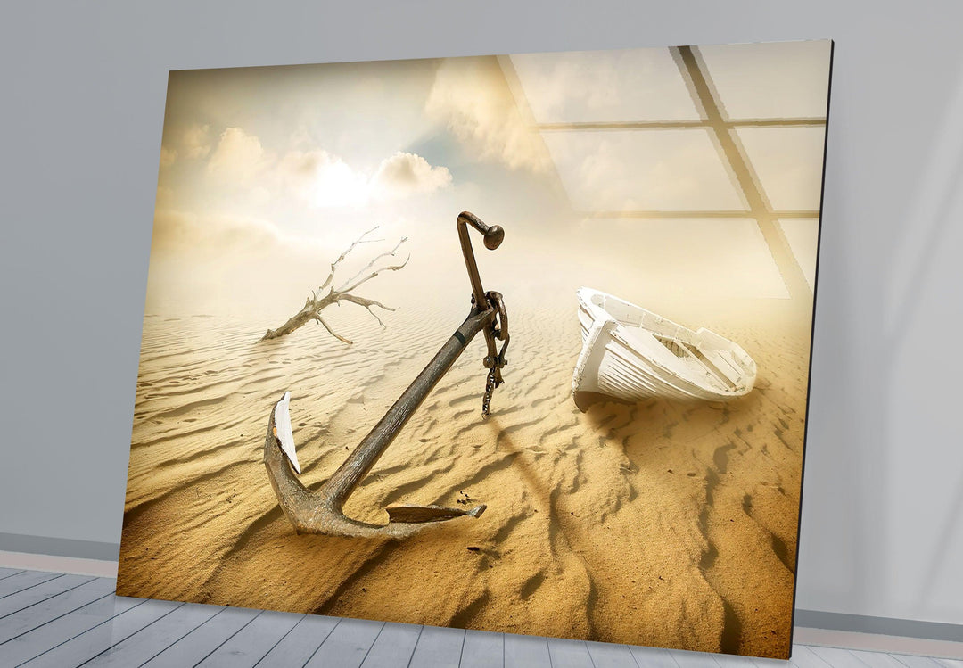 Sailboat Anchor Cool Abstract Art & Glass Wall Decor