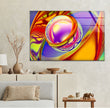 Colored Abstract Glass Wall Art