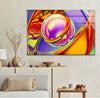 Colored Abstract Glass Wall Art
