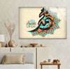 Brown Islamic Decor Glass Wall Pictures Art