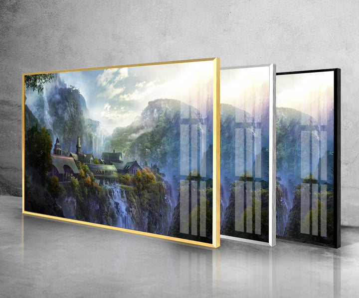 Lord Of The Rings Landscape Glass Wall Art